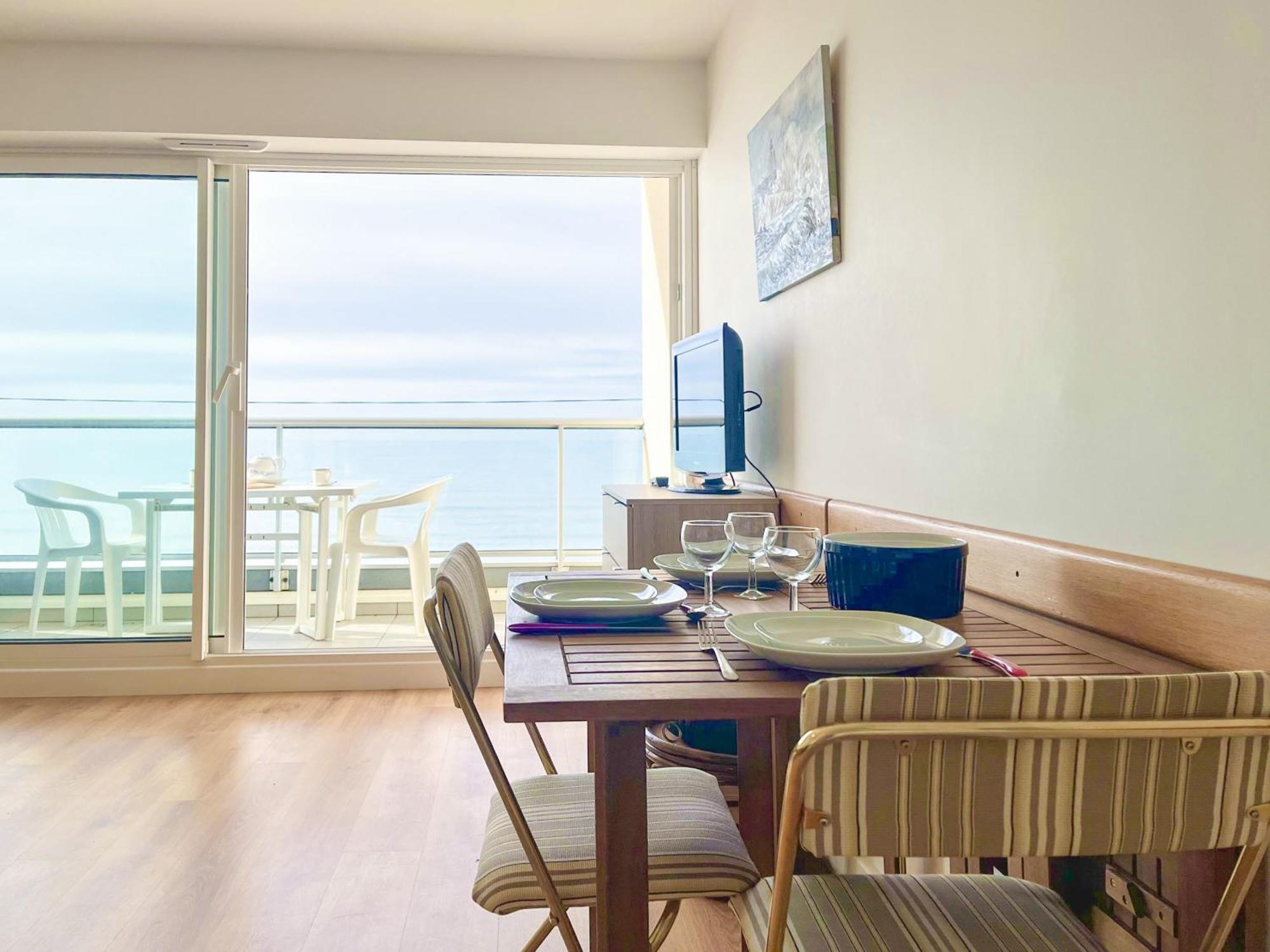 Joli Appartement Avec Vue Imprenable Sur La Baie Des Sables - 4 Pers Les Sables-dʼOlonne Eksteriør billede